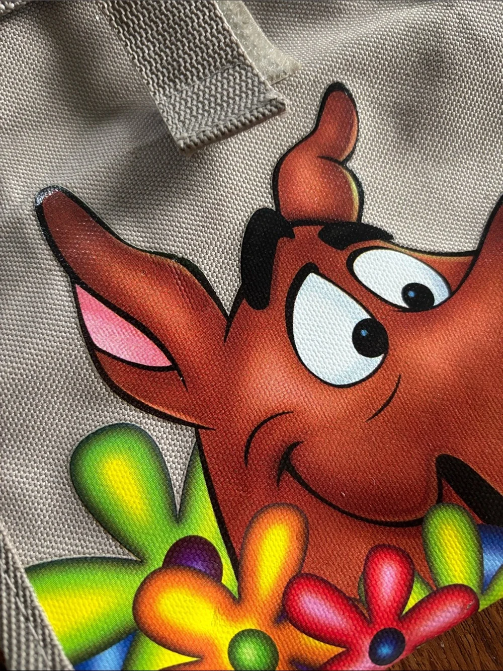 Scooby-Doo 2000 Axius Cartoon Network Beige Snack or Lunch Bag
